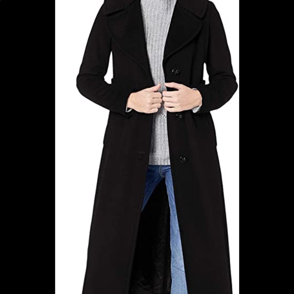 NWT Calvin Klein maxi length wool coat